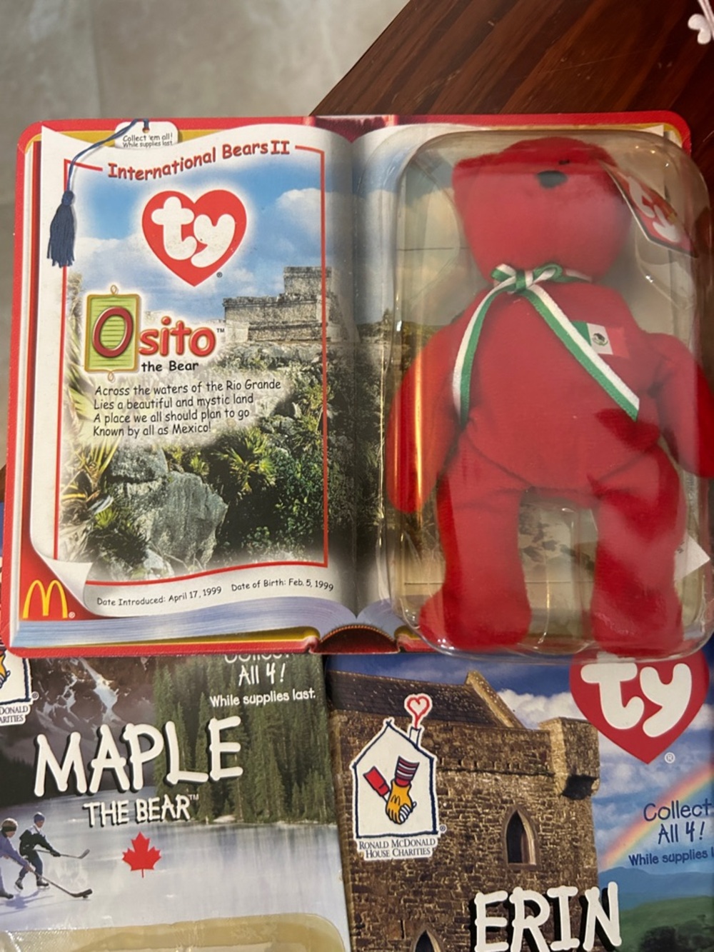 Ty Vintage International Bears Collectible Toy Pack Bundle NIB Y2K - Picture 6 of 13
